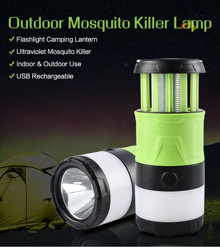 Glodmore2 Logo Printing Summer Hot Sale COB LED USB Charging Waterproof Mosquito Killer Lamp Camping Light with Magnet