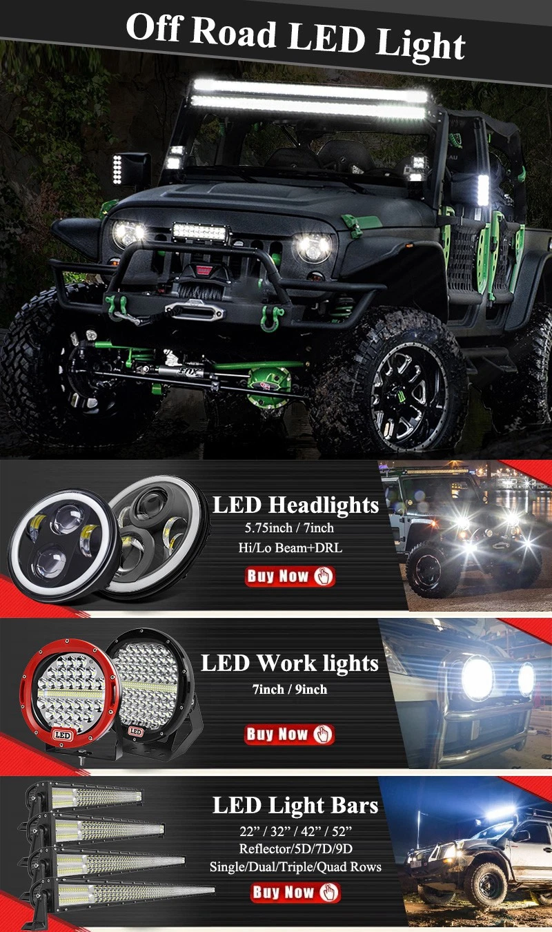 12V 24V 4X6 Inch Waterproof High Low LED Strong Lighting Head Light Light for Truck ATV UTV Jeep off-Road DRL