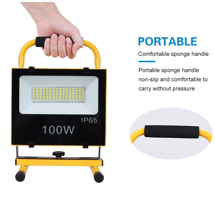 Portable LED Emergency Work Lights COB Outdoor Waterproof Flood Lights for Camping Car Repairing Hiking