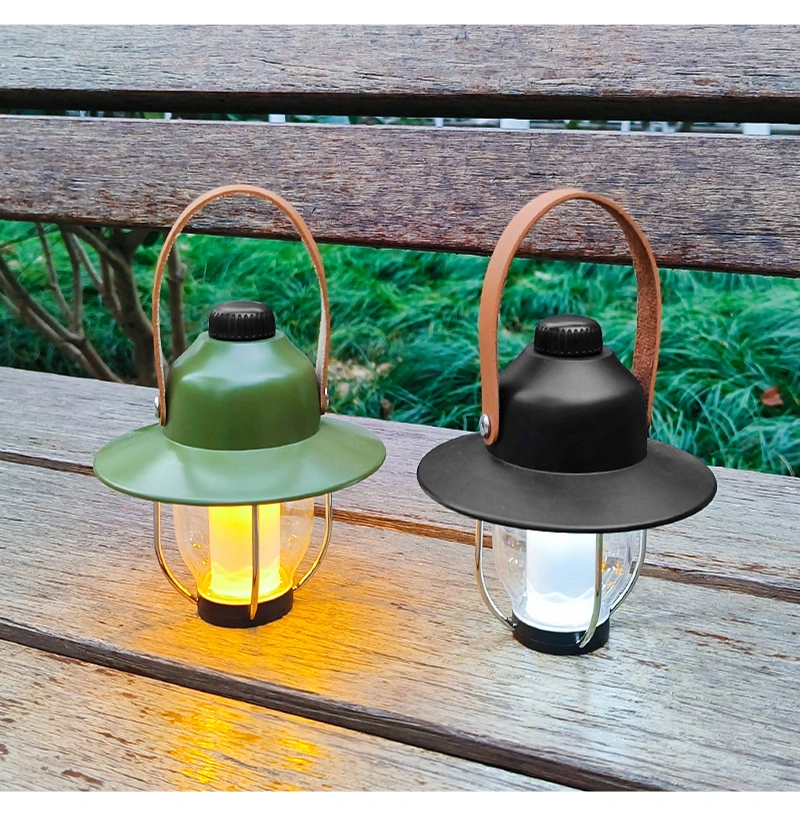 Rechargeable Camping Lights Atmosphere Light Outdoor Portable Tent Light Mini Hanging Night Lighting