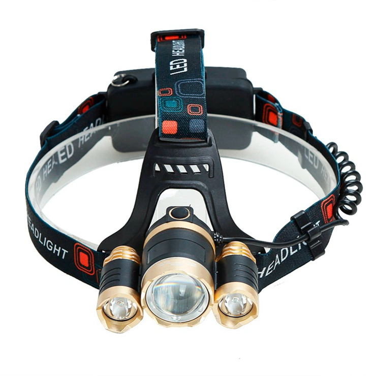 High Brightness LED Head Light USB Rechargeable Head Light Waterproof LED Headlamp