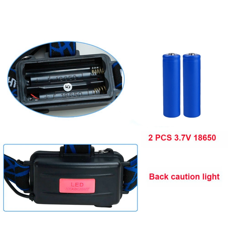 High Brightness LED Head Light USB Rechargeable Head Light Waterproof LED Headlamp