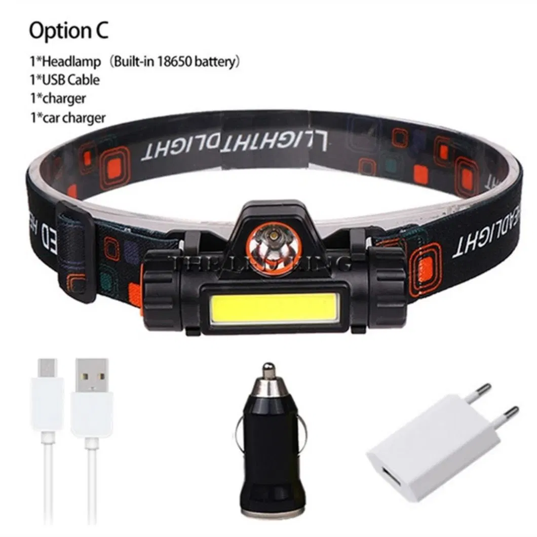 Helius Mini XPE+COB USB Rechargeable Waterproof LED Headlamp