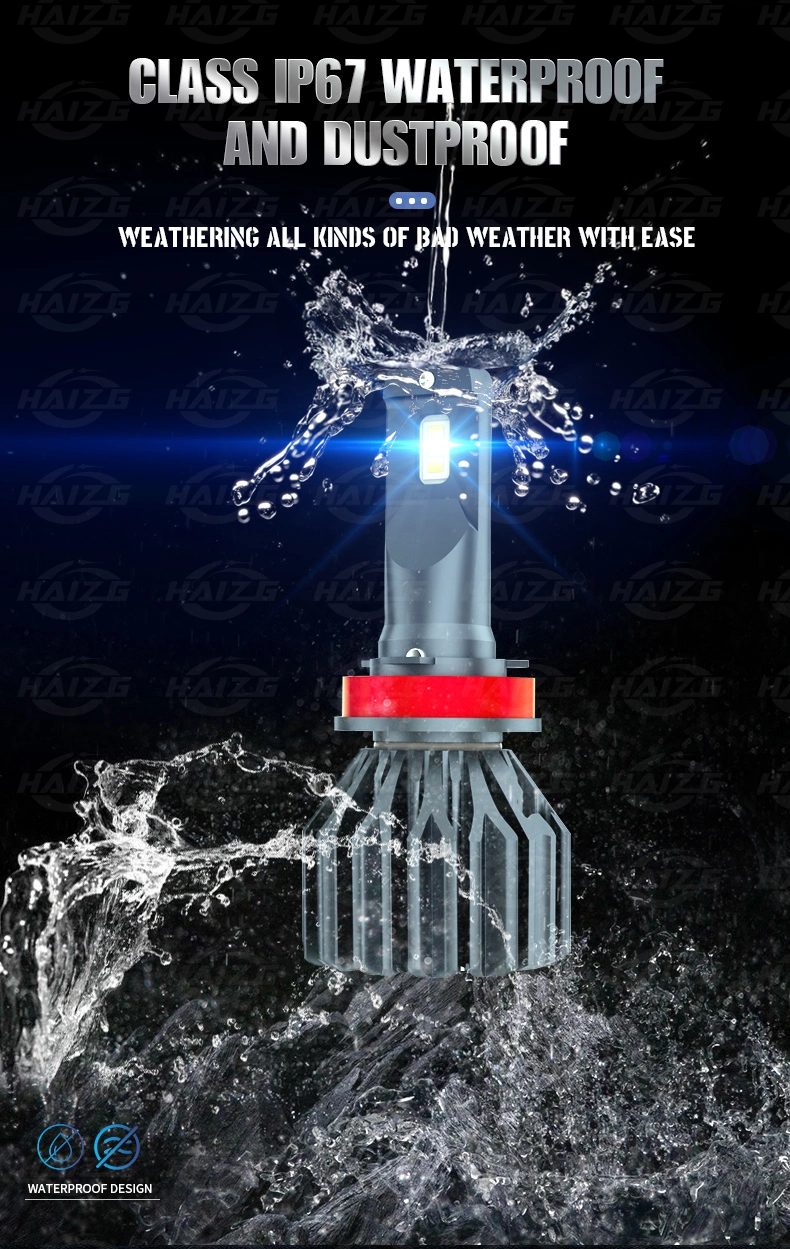 Haizg Super Bright S10 High Power Auto Car Accessories Hot Selling LED Headlight Bulbs 360 Light H4 Car LED Headlight