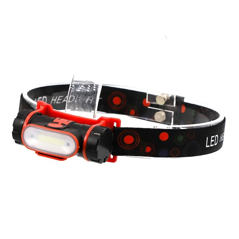 Goldmore 9 Rechargeable Convenient and Portable Sensor LED Headlamp Headlight Black Red