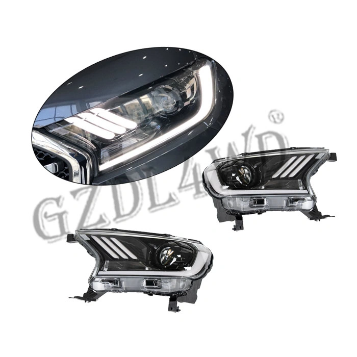 Gzdl4wd Suit Mustang Px Ranger T7 T8 Pick up LED Head Light Car Accessories Raptor Ranger Headlight