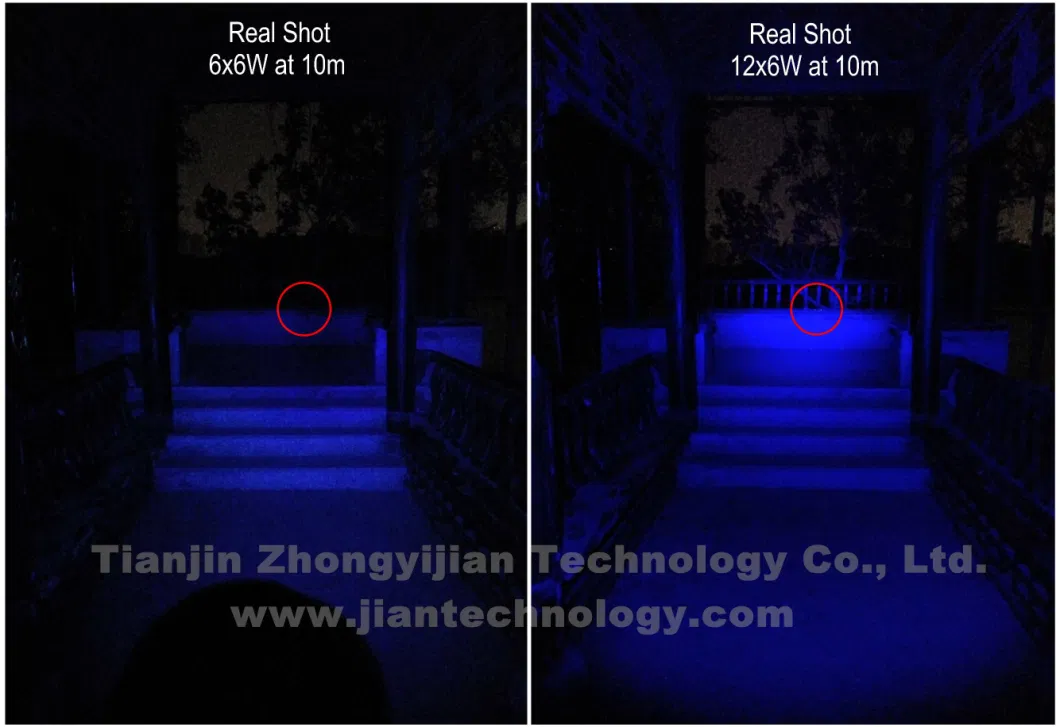 New Product! 12X6w Brightest High Power UV LED Flashlight