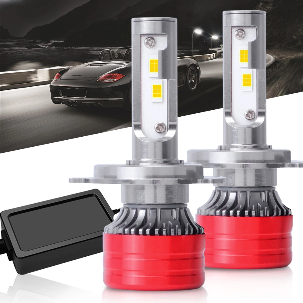 Powerful Super Bright LED Bulb LED Headlight H4 Auto Lamp Car Automobiles LED Head Lamp 12V 24V 6500K