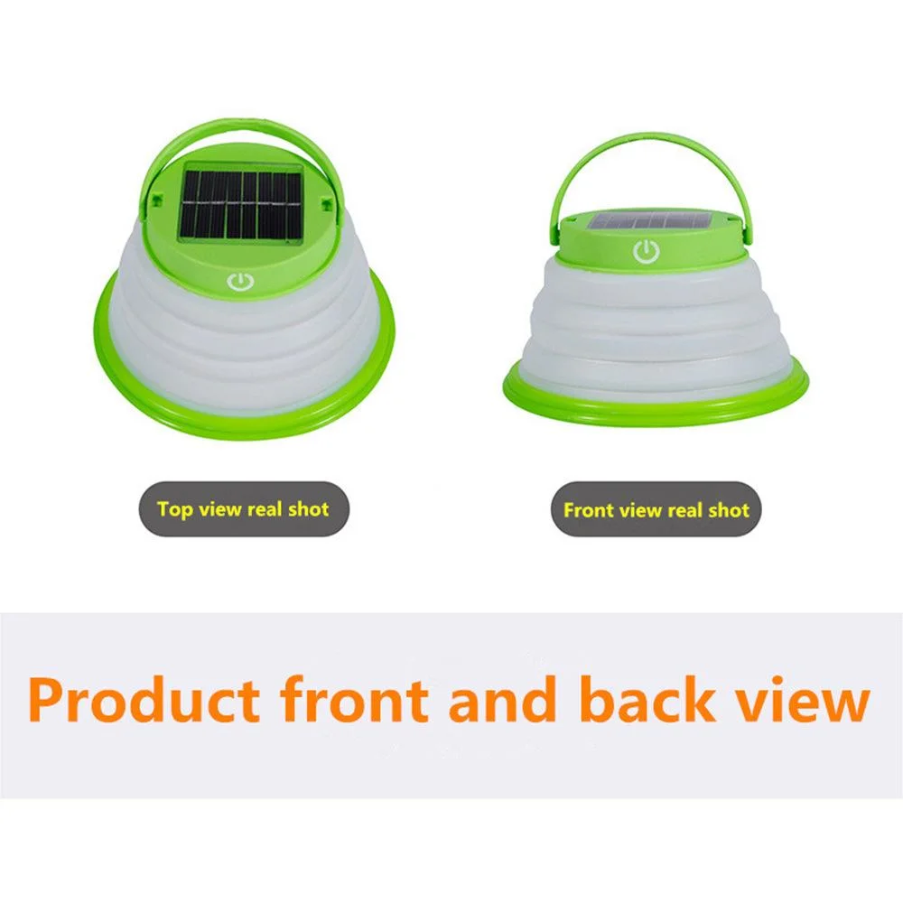 Waterproof Portable USB Mini Collapsible Solar LED Camping Lights