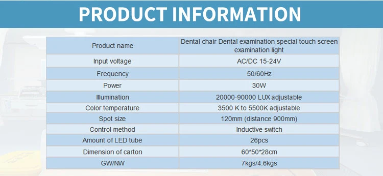 Easy to Operate Double Single Headlight Dental Lamp LED Light with Low Price