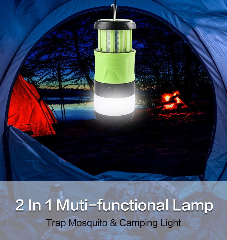 Glodmore2 Logo Printing Summer Hot Sale COB LED USB Charging Waterproof Mosquito Killer Lamp Camping Light with Magnet