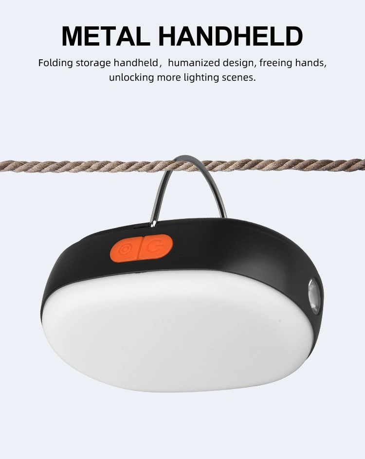 Outdoor Camping Light Emergency Power Bank Outdoor Long-Range Lighting Outdoor Atmosphere Light Sos Distress Light Camping Light