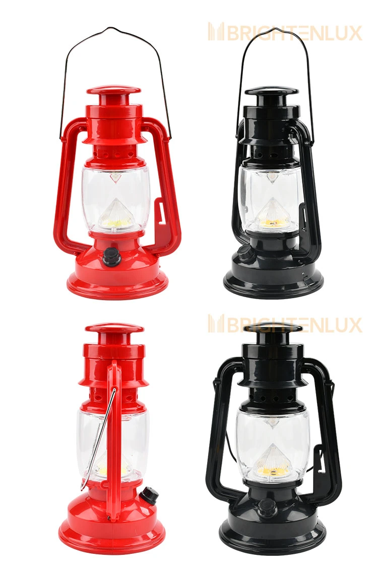 Brigthenlux Wrought Iron Retro Lamp Portable LED Camping Lamp Outdoor Camping Tent Lamp Household Emergency Lighting