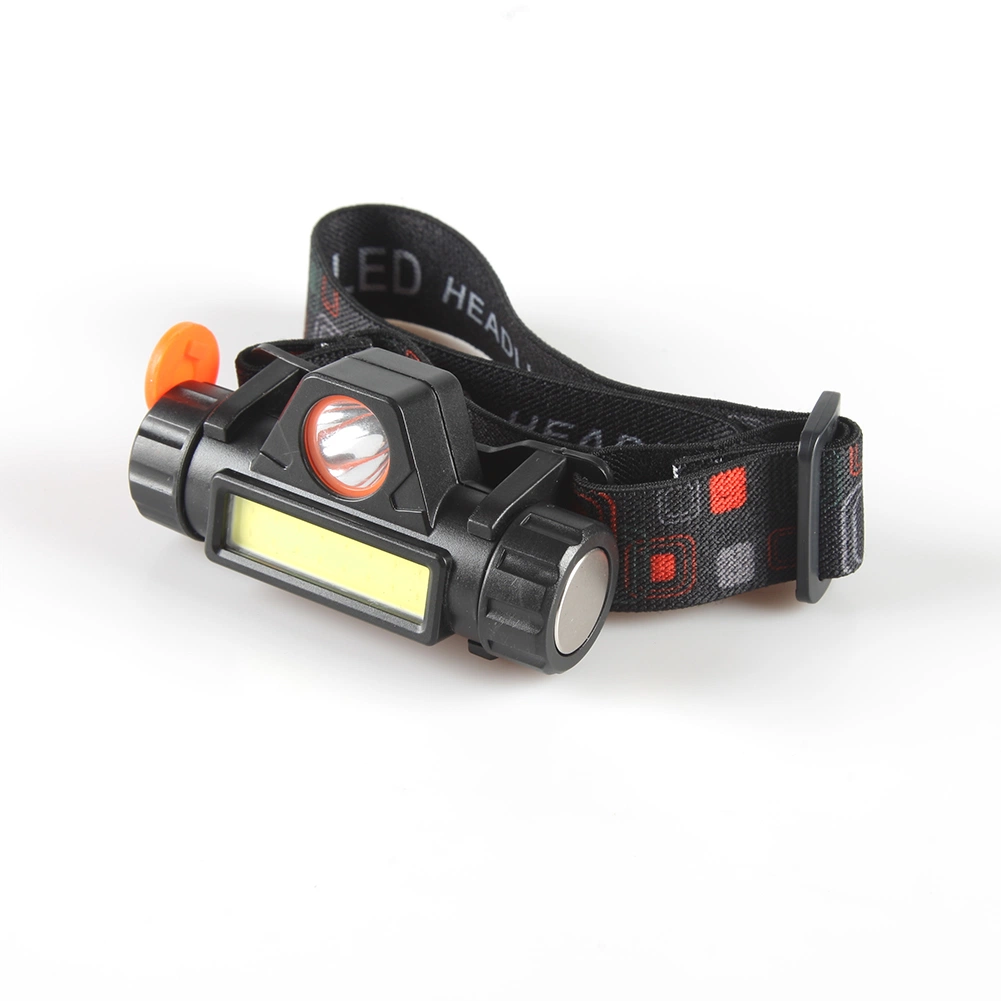 Yichen Waterproof Rechargeable COB and LED Headlamp with Magnet Base