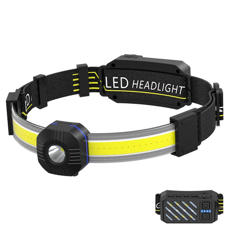 USB Rechargeable COB Night Running Headlamp