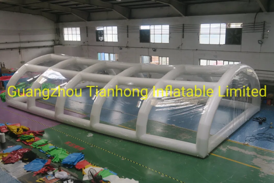 10X6m Transparent Inflatable Pool Cover Dome Tent