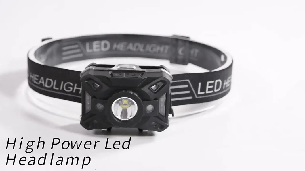 Glodmore2 Modes Waterproof 300 Lumen Powerful Xpg SMD LED Rechargeable Sensor Headlamp Head