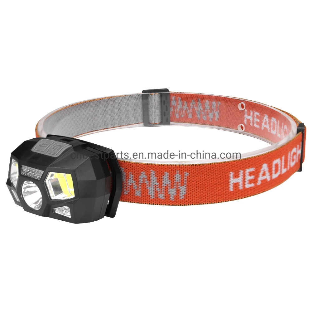 High Quality Camping LED Head Torch Lamp 5 Modes Car Inspection Flashing Work Headlight USB Rechargeable Powerful Sensor Headlamp