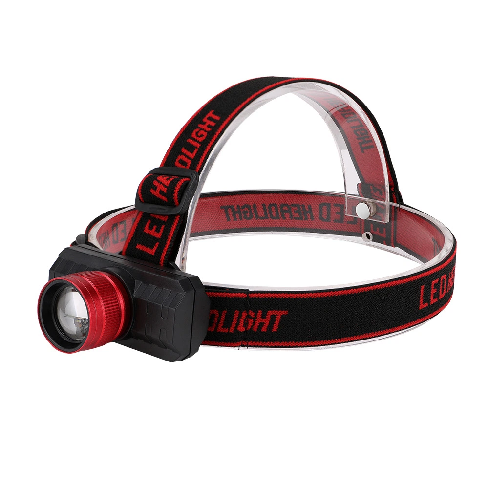 High Quality Emergency Adjustable Head Torch Lamp Rechargeable Head Torch Light Quality XPE LED Headlight with 3 Mode Camping Headlamp