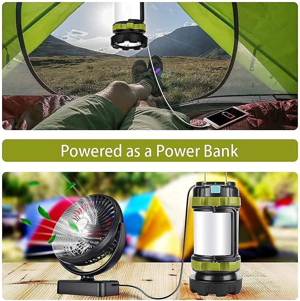 Hot Sale Rechargeable Waterproof Lantern Multi-Function Outdoor Camping Lamp