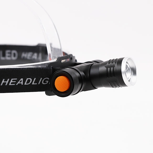 Goldmore11 High Quality USB Rechargeable Waterproof 4 Modes and Adjustable T6 LED Headlamp Flashlight with Aluminum Alloy