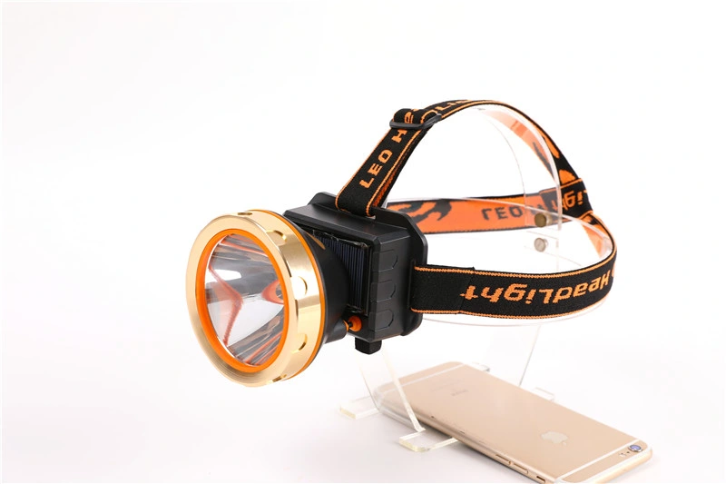 New Product High Power USB Rechargeable Built-in Battery High Lumens Power Bank Solar LED Headlamp