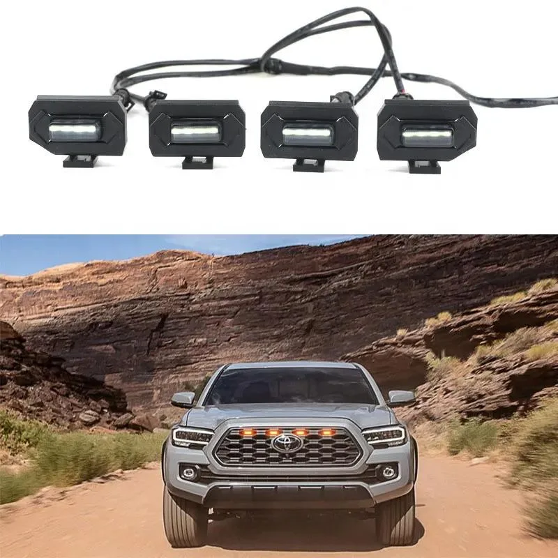 2020-2021 Grille LED Amber White Lights for Toyota Tacoma Grille Light