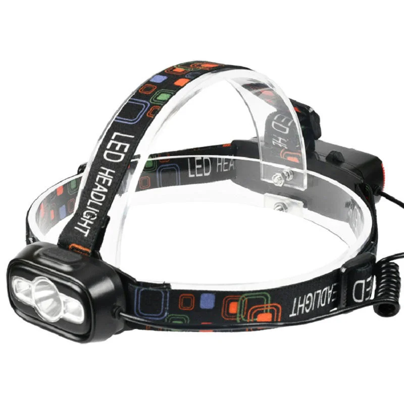 Glodmore2 Factory Supply Adjustable Belt 1*18650 USB Rechargeable Battery LED Headlamp Headlight with 4 Induction Modes