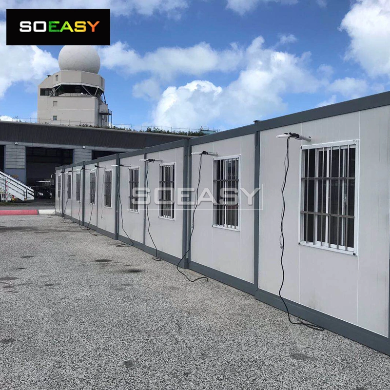 Economic Prefab Sandwich Panel Mobile House Construction Labor Camp in Oman