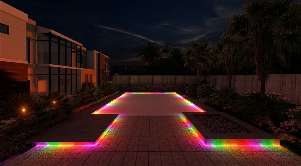 2023 RGB Remote Control Solar Christmas Outdoor Waterproof Garden String Lights 480LEDs Fairy Lights for Xmas Yard Porch Camping Decoratio