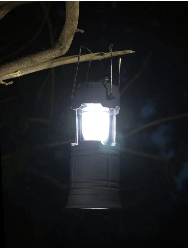 New Outdoor Super Bright Hanging Lantern Waterproof Solar LED Camping Light