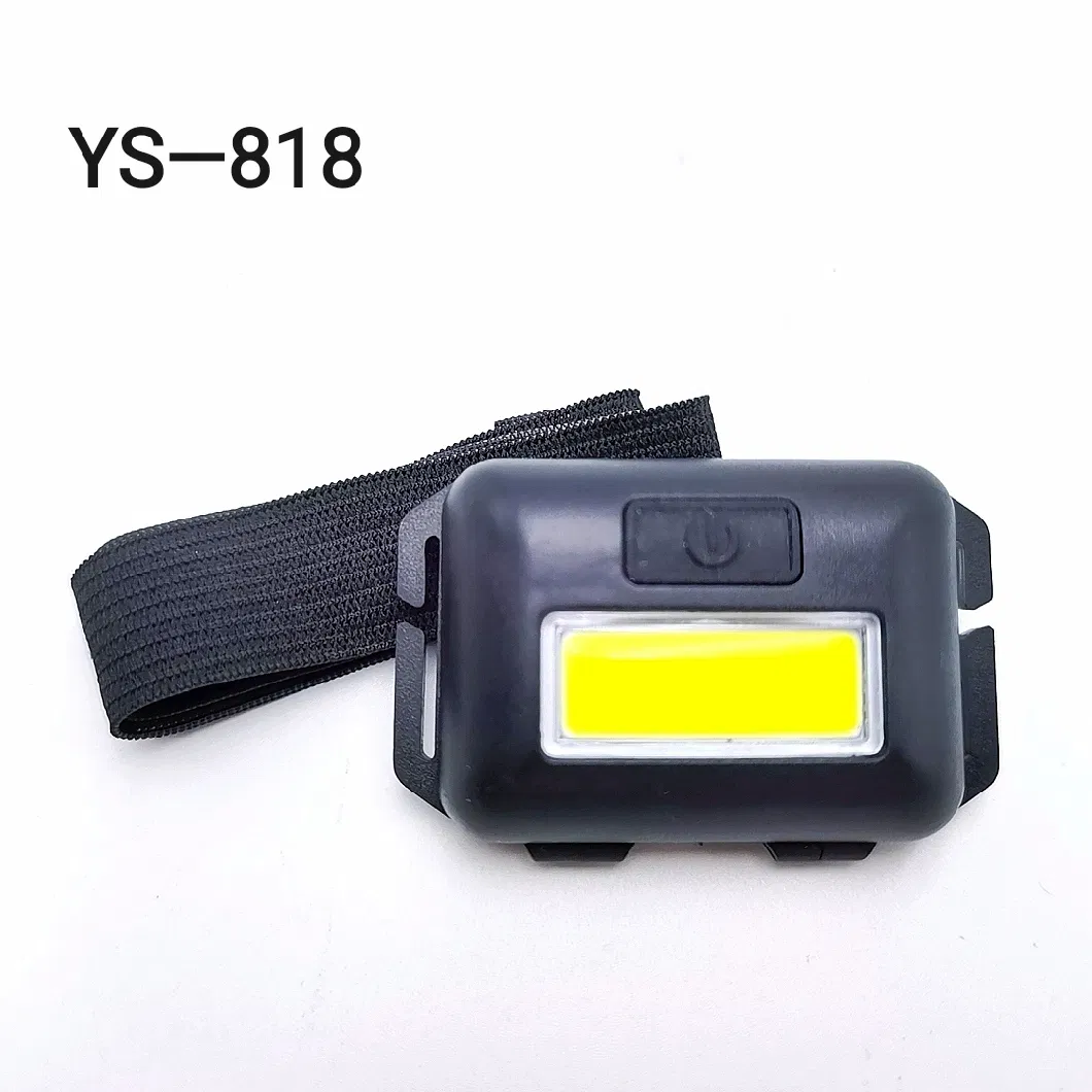 3 AAA Dry Battery Plastic LED Torch Headlamp