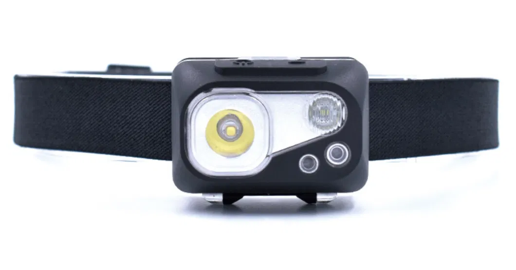 Multi Function Sensor Switch Outdoor Emergency Head Torch Lighting Safety Warning Flashing LED Head Lamp Rechargeable COB LED Headlamp