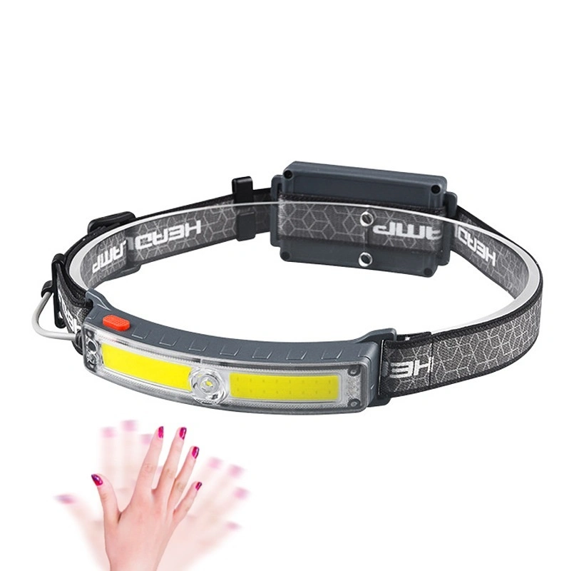 Portable Type-C USB Direct Charge Rechargeable Camping Headlamp COB LED Light