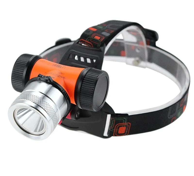 Double Lamp Bead High Powerful 5W Rechargeable T6 LED Underwater Diving Head Torch Flashlight LED Scuba Diving Headlamp