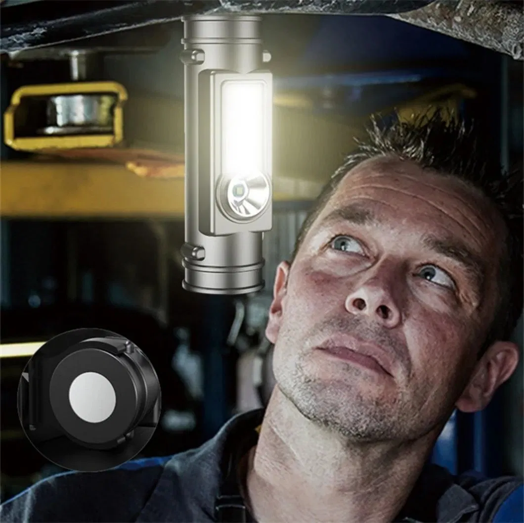 Helius Built-in 18650 Battery Q5 COB Magnet Waterproof LED Headlamp