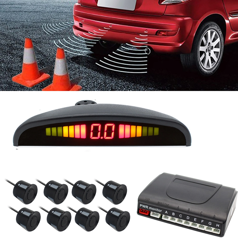 Newest LED Display Parking Sensor with Rear Parking Sensor for Distance Measuring