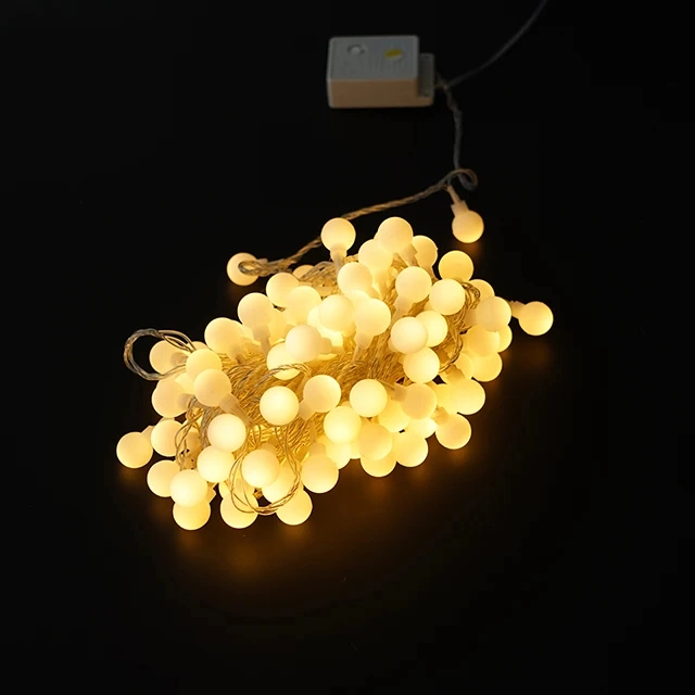 Outdoor Waterproof Camping Atmosphere Decorative Light String Christmas LED Ball Decoration Light