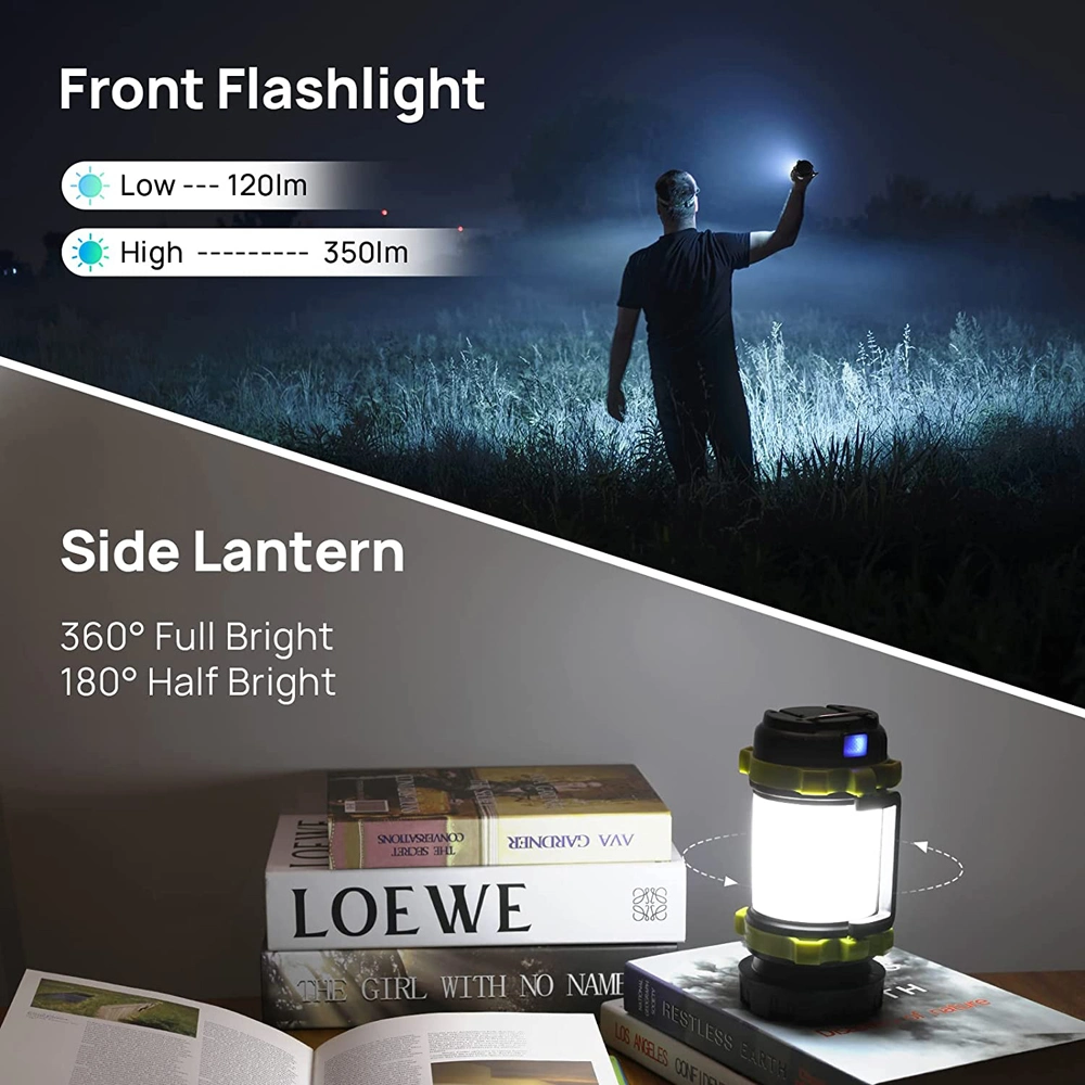 Hot Sale Rechargeable Waterproof Lantern Multi-Function Outdoor Camping Lamp