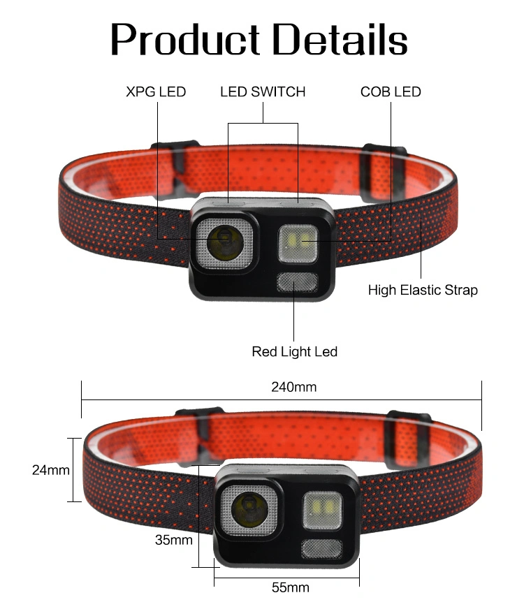Brightenlux Portable Mini High Quality Underwater Diving Powerful COB LED Headlamp