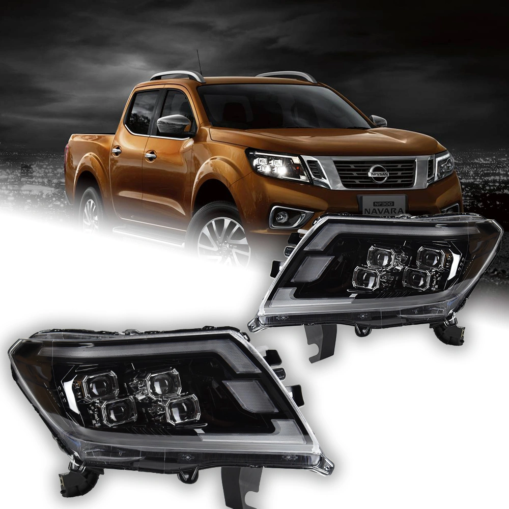 New Arrival Hot Sale Pickup Exterior Accessories Full LED Headlamp Auto Lamp Front Light Fit for Nissan Navara Np300 2016+