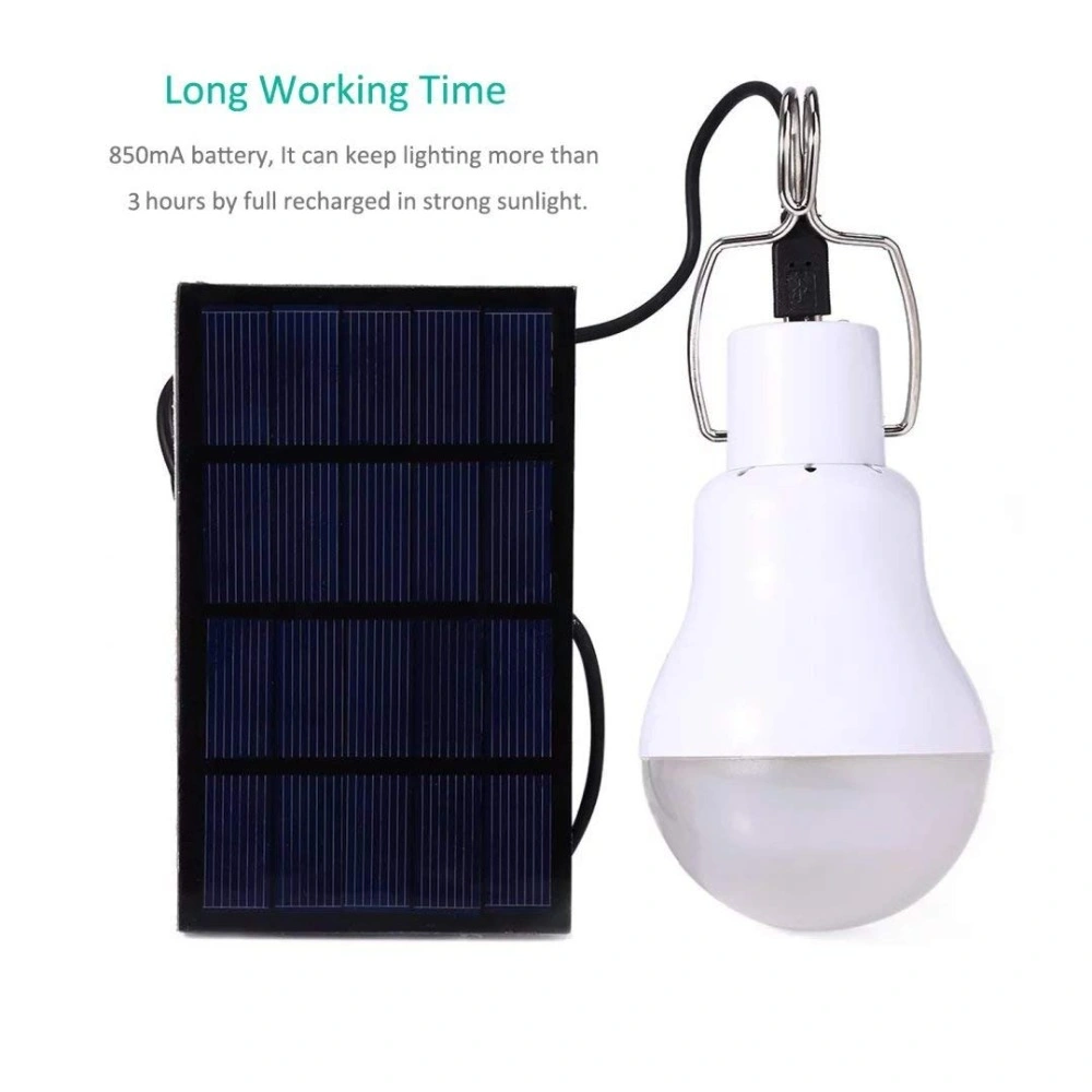 Outdoors Energy Saving Bulb Night LED Solar Light for Home Camping Fishing Courtyard Emergency