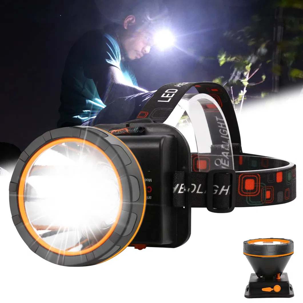 High Bright LED Rechargeable Predator Fishing Hunting Head Light Miner Mining Headlamp