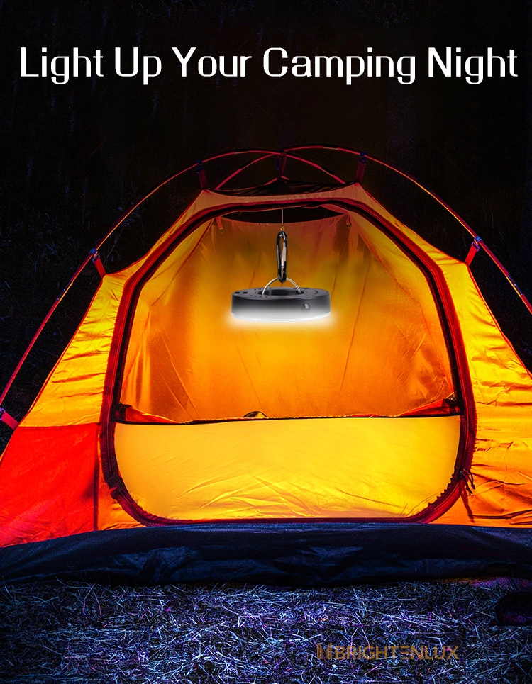 Brightenlux Powered Flexible 3 Mode Light Hanging Battery Tent Telescopic Camping Lights Outdoor with Hook