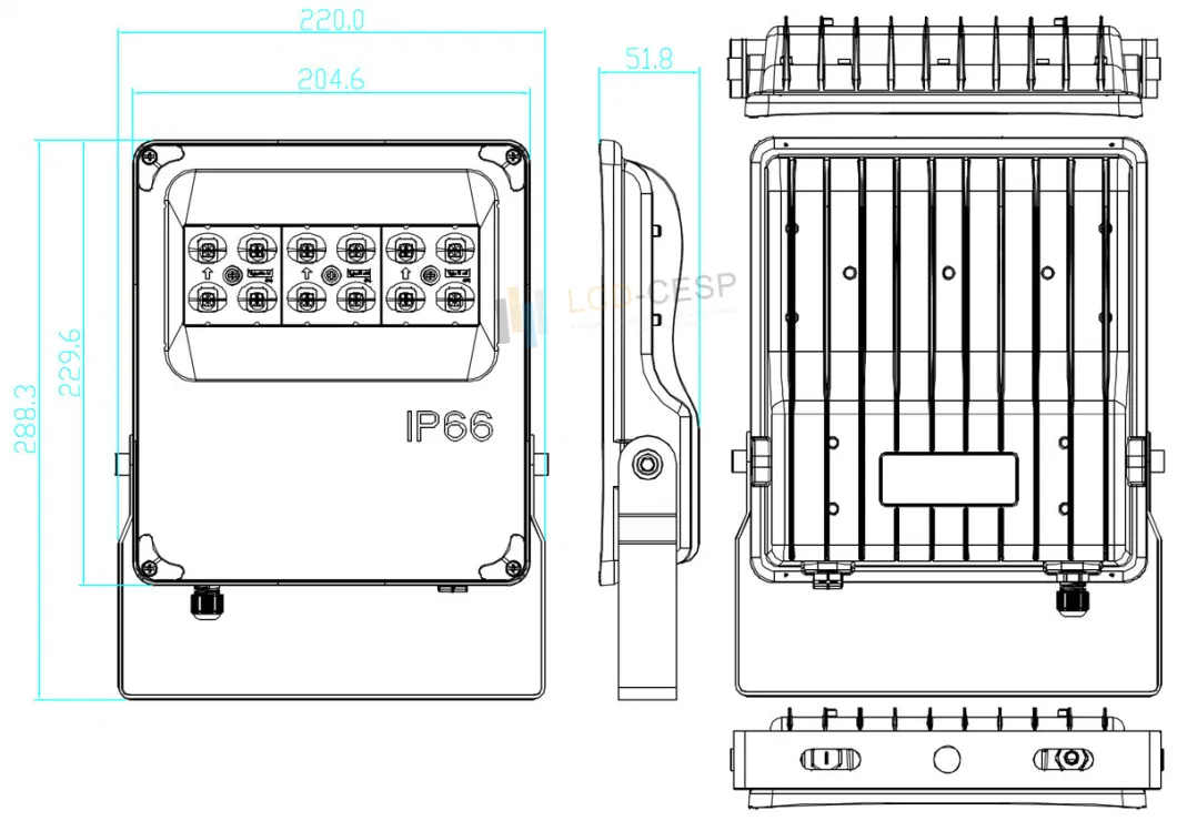 LED Light 150W Outdoor marine Floodlight for fishing vessel Lighting