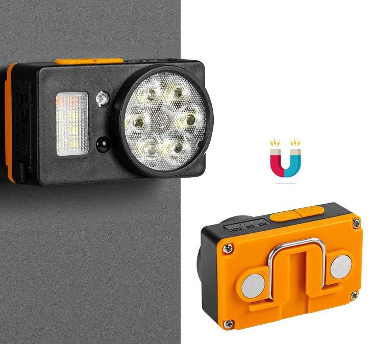 LED Waterproof Working Camping Mini IR Sensor Powerful Rechargeable Headlamp with Magnet &amp; Hook