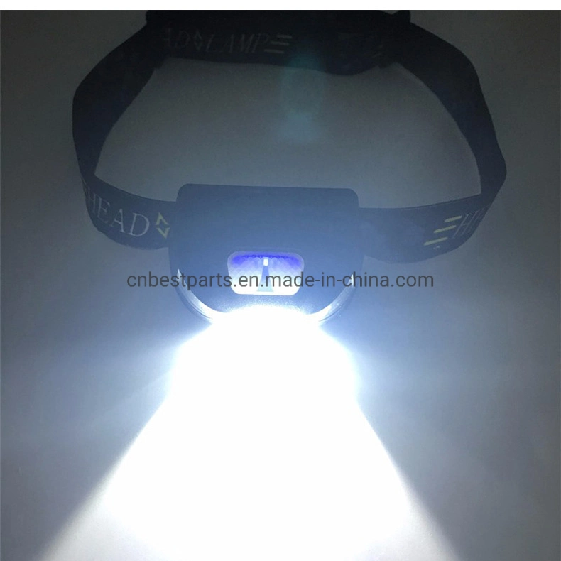 Wholesale Portable Camping 18650 Head Torch Lighting Outdoor Emergency Inspection Rechargeable Headlamp Mini Adjustable LED USB Headlight