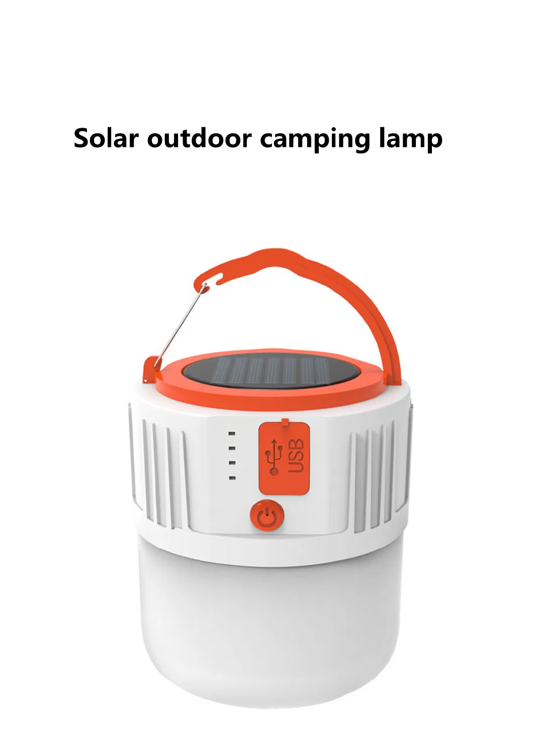 LED Camping Light Multi-Function Outdoor Solar Rechargeable USB Portable Light