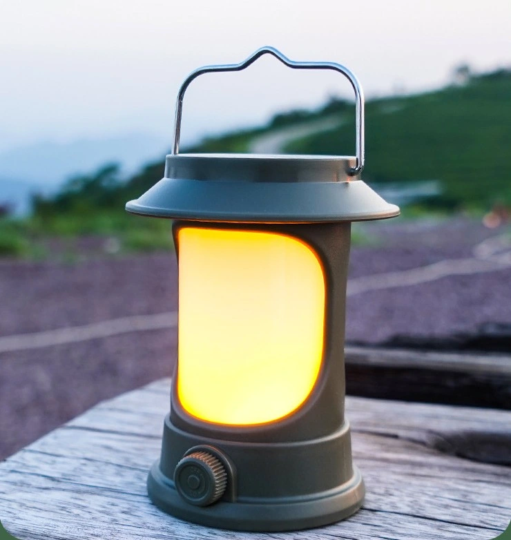 Solar Lantern Light USB Solar Portable Tent Lamp Outdoor Night LED Lamps Emergency Camping Light