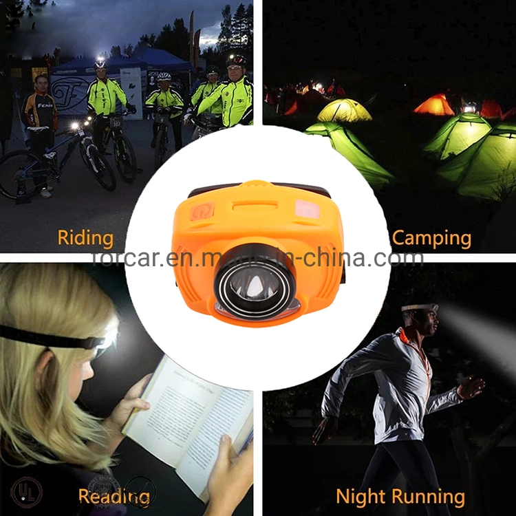 Motion Sensor Wave The Hand LED Headlamp Headlight 3W with AAA Battery